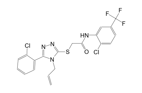 2-{[4-allyl-5-(2-chlorophenyl)-4H-1,2,4-triazol-3-yl]sulfanyl}-N-[2-chloro-5-(trifluoromethyl)phenyl]acetamide