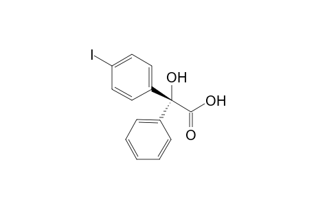 (R)-.alpha.-Hydroxy-.alpha.-(4-iodophenyl) benzeneacetic acid
