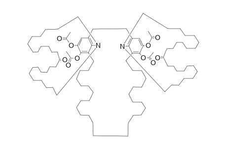 6,7,38,39-Tetraacetoxy-41,42-bis(14-oxo-1-azacyclohexacosyl)-tricyclo[35.3.1.1(4,8)]dotetraconta-1(41),4,6,8(42),37,39-hexaen