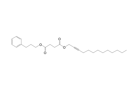 Succinic acid, tridec-2-yn-1-yl 3-phenylpropyl ester