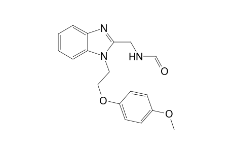 Formamide, N-[[1-[2-(4-methoxyphenoxy)ethyl]-1H-1,3-benzimidazol-2-yl]methyl]-
