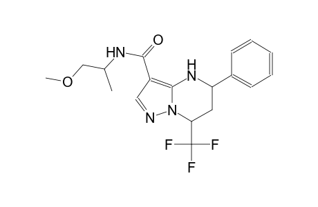 N-(2-methoxy-1-methylethyl)-5-phenyl-7-(trifluoromethyl)-4,5,6,7-tetrahydropyrazolo[1,5-a]pyrimidine-3-carboxamide