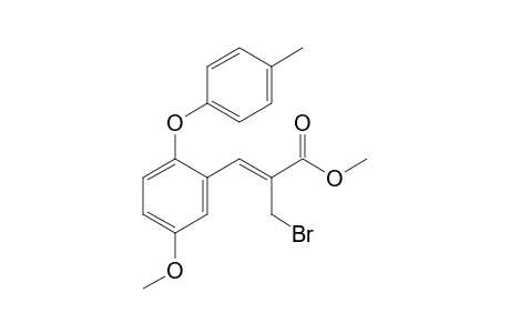 (Z)-2-Bromomethyl-3-(5-methoxy-2-p tolyloxy-phenyl)-acrylic acid methyl ester