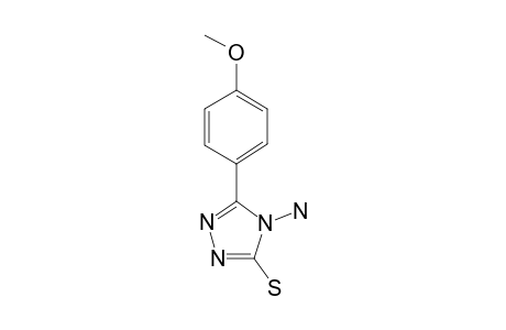 4-Amino-5-(4-methoxyphenyl)-4H-1,2,4-triazol-3-yl hydrosulfide