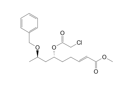 (E)-(6R,8R)-8-Benzyloxy-6-(2-chloro-acetoxy)-non-2-enoic acid methyl ester
