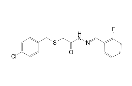 acetic acid, [[(4-chlorophenyl)methyl]thio]-, 2-[(E)-(2-fluorophenyl)methylidene]hydrazide