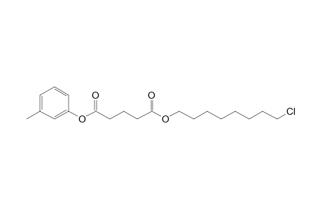 Glutaric acid, 8-chlorooctyl 3-methylphenyl ester