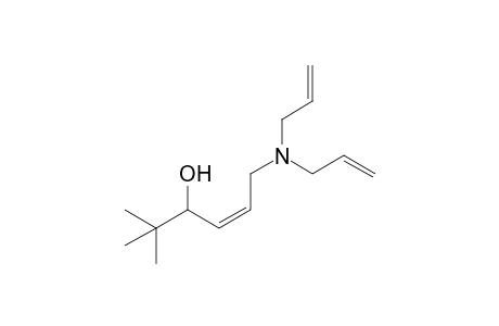 (Z)-6-(N,N-Diallylamino)-2,2-dimethyl-4-hexen-3-ol