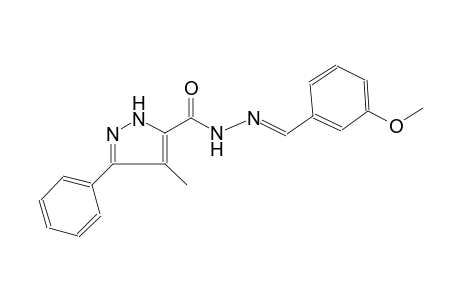 1H-pyrazole-5-carboxylic acid, 4-methyl-3-phenyl-, 2-[(E)-(3-methoxyphenyl)methylidene]hydrazide