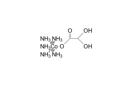 Glyoxylato-pentaamino cobalt hydrate dication
