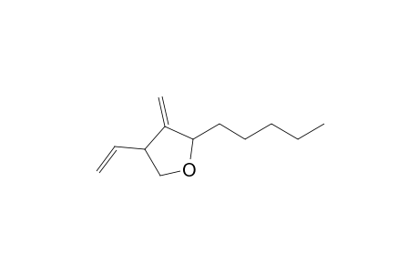 Tetrahydro-3-methylene-2-pentyl-4-vinylfuran