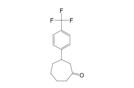 3-[4-(Trifluoromethyl)phenyl]cycloheptanone