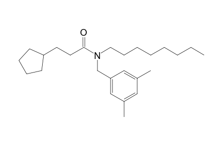 Propionamide, 3-cyclopentyl-N-(3,5-dimethylbenzyl)-N-octyl-