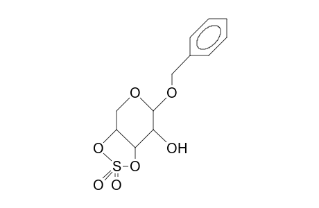 Benzyl A-D-arabino-hexopyranoside 3,4-(cyclic sulfate)