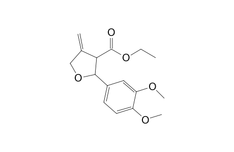 2-(3,4-dimethoxyphenyl)-4-methylene-3-oxolanecarboxylic acid ethyl ester
