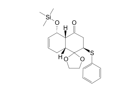 (3'R,4'aR,8'S,8'aR)-3'-(phenylthio)-8'-trimethylsilyloxy-1'-spiro[1,3-dioxolane-2,4'-2,3,4a,5,8,8a-hexahydronaphthalene]one