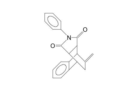 8,9-Benzo-10-methylidene-4-phenyl-4-aza-tricyclo(5.2.2.0/2,6/)undecane-3,5-dione