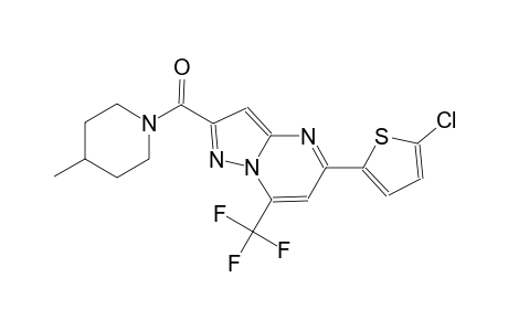 5-(5-chloro-2-thienyl)-2-[(4-methyl-1-piperidinyl)carbonyl]-7-(trifluoromethyl)pyrazolo[1,5-a]pyrimidine