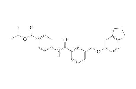 isopropyl 4-({3-[(2,3-dihydro-1H-inden-5-yloxy)methyl]benzoyl}amino)benzoate