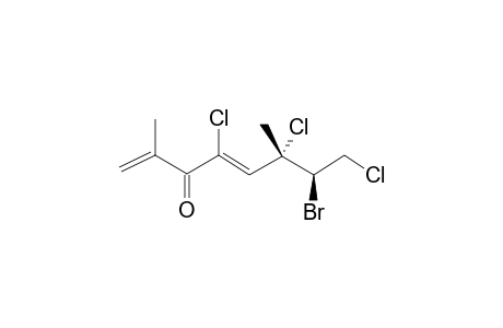 PLOCAMENONE;(Z)-7-BROMO-4,6,8-TRICHLORO-2,6-DIMETHYL-OCTA-1,4-DIEN-3-ONE