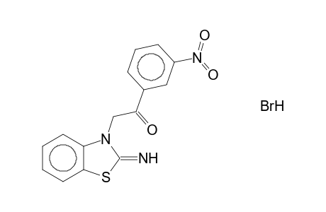 2(3H)-imino-3-(3-nitrobenzoylmethyl)benzothiazole hydrobromide