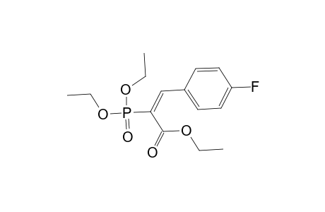 Ethyl (2Z)-2-(diethoxyphosphoryl)-3-(4-fluorophenyl)-2-propenoate