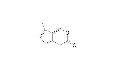 Cyclopenta[c]pyran-3(4H)-one, 4a,5-dihydro-4,7-dimethyl-