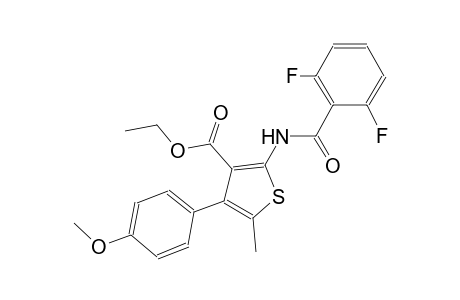 ethyl 2-[(2,6-difluorobenzoyl)amino]-4-(4-methoxyphenyl)-5-methyl-3-thiophenecarboxylate