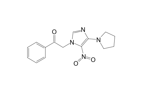 5-Nitro-1-phenacyl-4-(pyrrolidin-1-yl)-imidazole