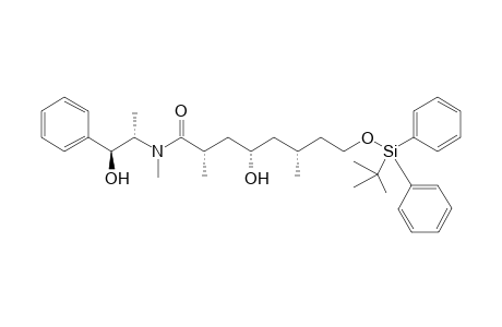 (2S,4S,6S)-8-((tert-Butyldiphenylsilyl)oxy)-4-hydroxy-N-((1S,2S)-1-hydroxy-1-phenylpropan-2-yl)-N,2,6-trimethyloctanamide
