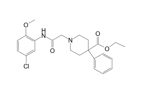 1-[2-(5-chloro-2-methoxy-anilino)-2-keto-ethyl]-4-phenyl-isonipecotic acid ethyl ester