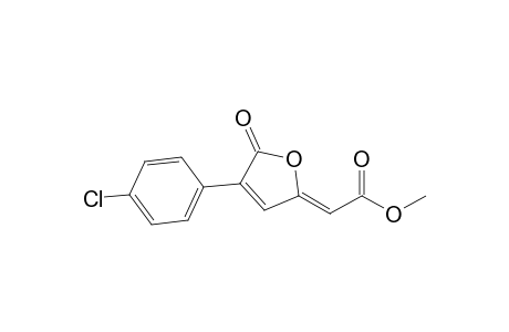 2-(Methoxycarbonylmethylene)-4-(p-chlorophenyl)-1,5-dihydrofuran-5-one