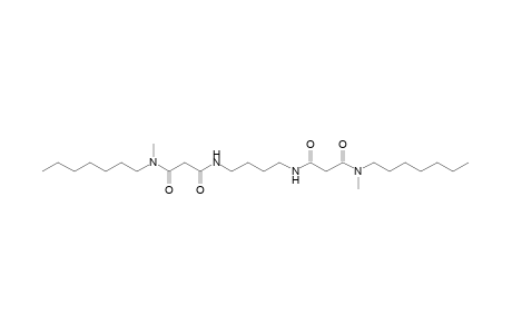 Propanediamide, N,N''-1,4-butanediylbis[N'-heptyl-N'-methyl-