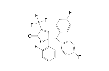 5-(4,4'-DIFLUOROBENZHYDRYL)-5-(2-FLUOROPHENYL)-3-TRIFLUOROMETHYL-2(5H)-FURANONE