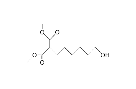 1,1-Dicarbomethoxy-7-hydroxy-3-methyl-3-heptene
