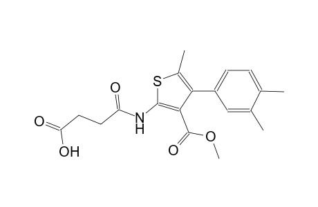 4-{[4-(3,4-dimethylphenyl)-3-(methoxycarbonyl)-5-methyl-2-thienyl]amino}-4-oxobutanoic acid
