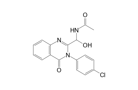 Acetamide, N-[[3-(4-chlorophenyl)-3,4-dihydro-4-oxo-2-quinazolinyl]hydroxymethyl]-, (.+-.)-