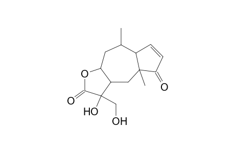 1-(hydroxymethyl)-5,8a-dimethyl-1-oxidanyl-3a,4,5,5a,9,9a-hexahydroazuleno[6,7-b]furan-2,8-dione