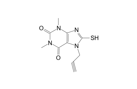 8-Mercapto-1,3-dimethyl-7-prop-2-ynyl-3,7-dihydro-purine-2,6-dione