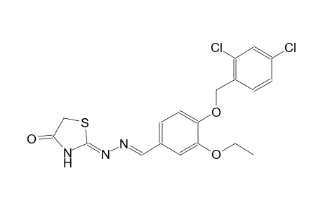 benzaldehyde, 4-[(2,4-dichlorophenyl)methoxy]-3-ethoxy-, [(2Z)-4-oxothiazolidinylidene]hydrazone