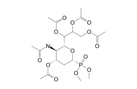 DIMETHYL-(4-ACETAMIDO-3,6,7,8-TETRA-O-ACETYL-2,4-DIDEOXY-D-GLYCERO-ALPHA-D-GALACTOOCTOPYRANOSYL)-PHOSPHONATE