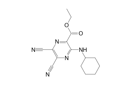 Ethyl 5,6-Dicyano-3-(cyclohexylamino)pyrazine-2-carboxylate