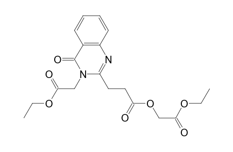 2-Quinazolinepropanoic acid, 3-(2-ethoxy-2-oxoethyl)-3,4-dihydro-4-oxo-, 2-ethoxy-2-oxoethyl ester