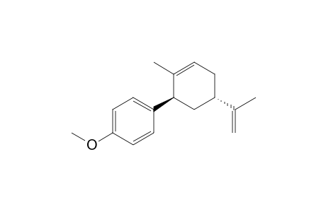 (1S,5S)-2-Methyl-3-(4-methoxyphenyl)-5-isopropenyl-1-cyclohexene