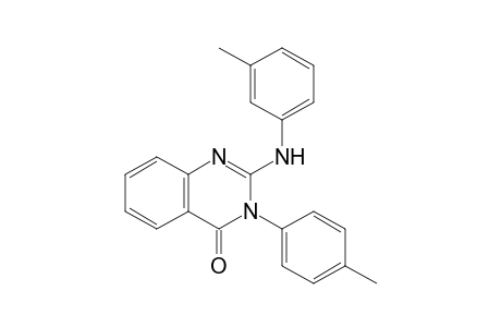4(3H)-Quinazolinone, 3-(4-methylphenyl)-2-[(3-methylphenyl)amino]-