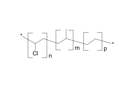 Vinyl chloride-propene-ethene terpolymer