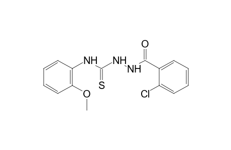 1-(o-chlorobenzoyl)-4-(o-methoxyphenyl)-3-thiosemicarbazide