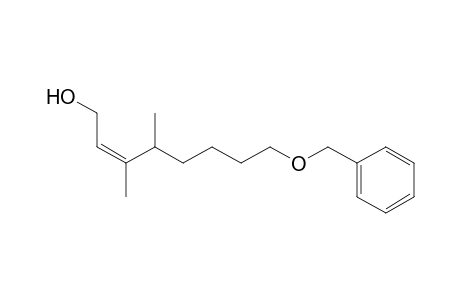 (2Z)-8-Benzyloxy-3,4-dimethyl-2-octen-1-ol