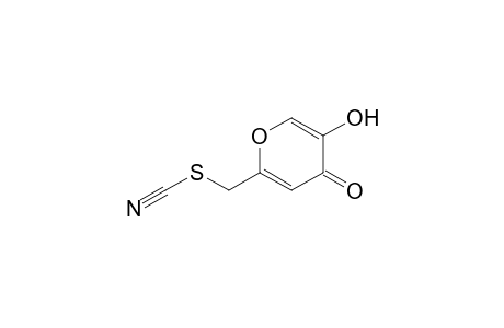 (5-hydroxy-4-oxo-4H-pyran-2-yl)methyl thiocyanate