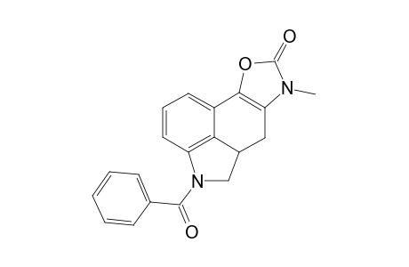 4,5,5a,6,7,8-Hexahydro-4-benzoyl-7-methylindol[3,4-fg]benzoxazolin-8-one